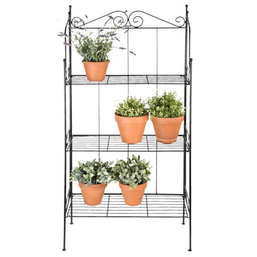Esschert Design Pflanzenregal 3 Böden L